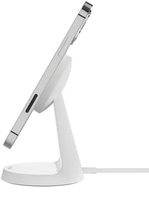 Belkin BOOSTCHARGE Magnetic Wireless Charger Stand - White (New)