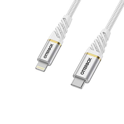 OtterBox Lightning to USB-C Fast Charge Premium 1M/3.3ft Cable - Cloud Sky (New)