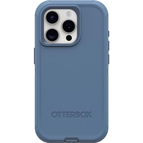 OtterBox DEFENDER SERIES XT case w/MagSafe for iPhone 15 Pro - Baby Blue Jeans (77-92954)