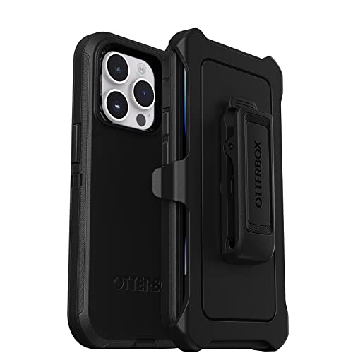 OtterBox DEFENDER SERIES Case & Holster for Apple iPhone 14 Pro - Black (New)
