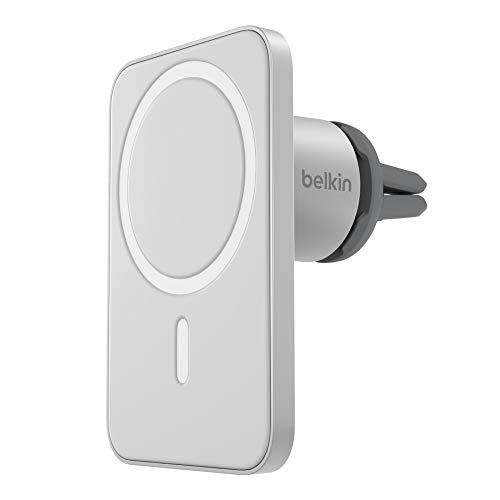 Belkin MagSafe Vent Mount Pro MagSafe iPhone Mount For Car - Silver (Certified Refurbished)