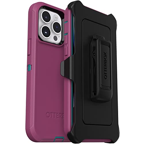 OtterBox DEFENDER SERIES Case & Holster for iPhone 14 Pro Max - Canyon Sun Pink (Certified Refurbished)