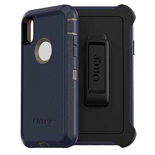OtterBox DEFENDER SERIES Case & Holster for Apple iPhone XR - Dark Lake (Certified Refurbished)