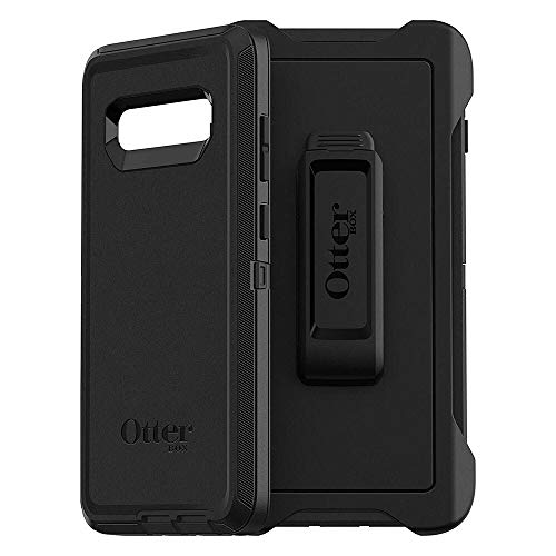 OtterBox DEFENDER SERIES Case for Samsung Galaxy S10+ - Black (Certified Refurbished)