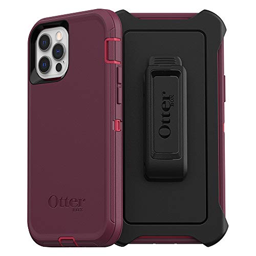 OtterBox DEFENDER SERIES Case & Holster for iPhone 12 / 12 Pro - Berry Potion