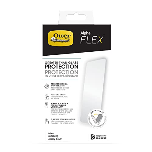OtterBox Alpha Flex Screen Protector for Samsung Galaxy S23+ - Clear