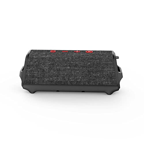 Monster ICON Portable Waterproof Bluetooth Voice-Enabled Speaker - Black (Renewed)