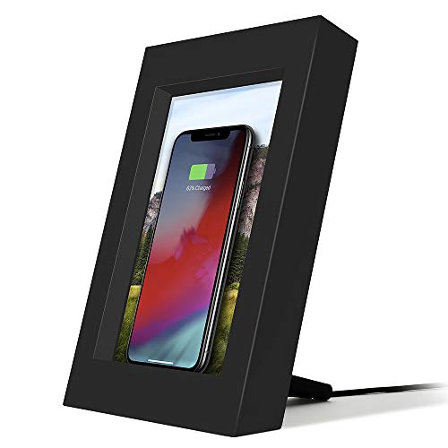 Twelve South PowerPic Wireless Charger Picture Frame - Black (Certified Refurbished)