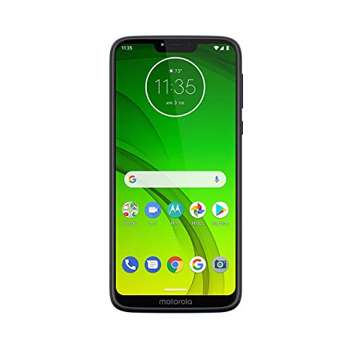 Motorola - Moto G7 Power with 32GB Memory Cell Phone (Unlocked) - Marine Blue (Refurbished)