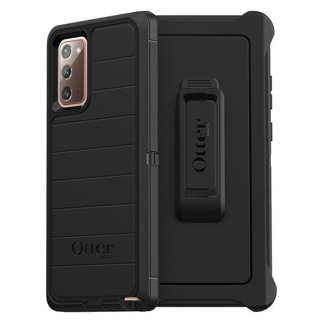 OtterBox DEFENDER SERIES Case & Holster for Samsung Galaxy Note 20 5G - Black (Certified Refurbished)