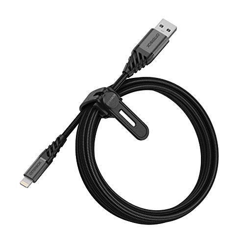 OtterBox Lightning to USB-A Cable Premium 2M/6.6FT - Dark Ash (New)