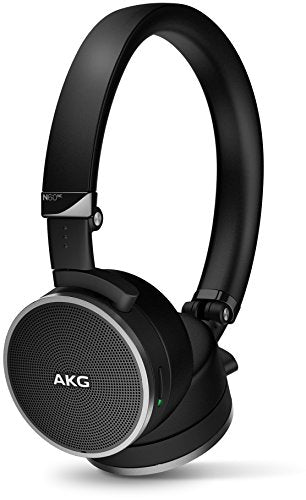 AKG N60NC Wireless On-Ear Noise Canceling Headphones - Black (Refurbished)