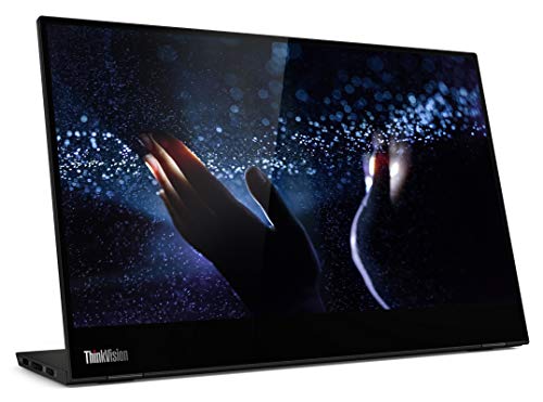 Lenovo ThinkVision M14t USB-C Touchscreen Mobile Monitor w/out Accessories - Black (Pre-Owned)