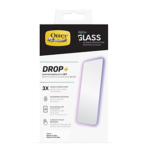 OtterBox Alpha Glass Screen Protector for Apple iPhone 14 Plus - Clear (New)
