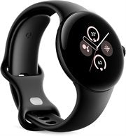 Google Pixel Watch 2 (GPS + LTE) 41mm Matte Black Aluminum Obsidian Active Band (Certified Refurbished)