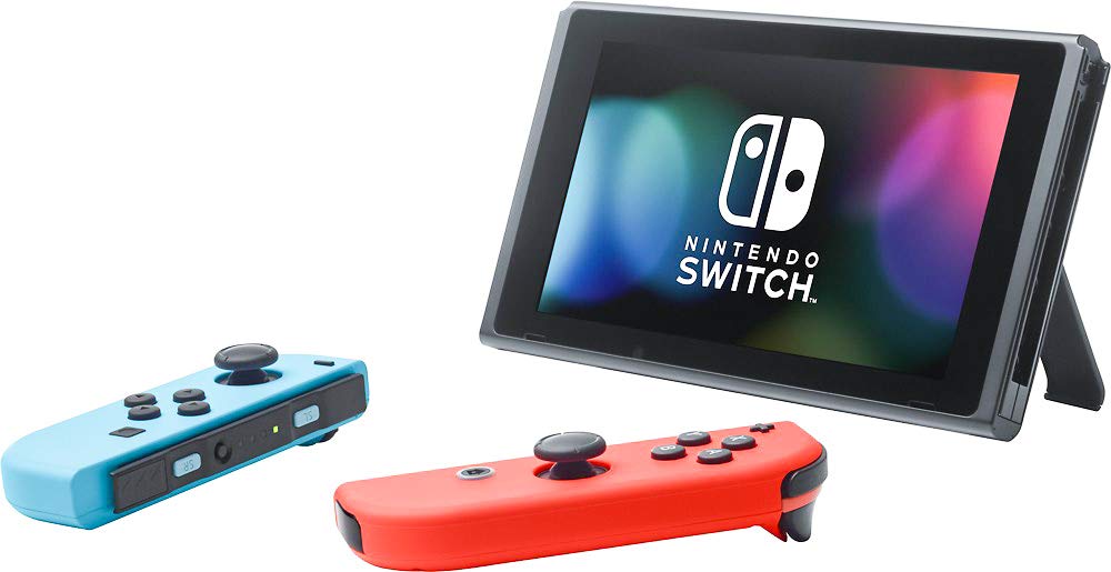 Nintendo Switch with Neon Blue and Neon Red Joy‑Con (Pre-Owned)