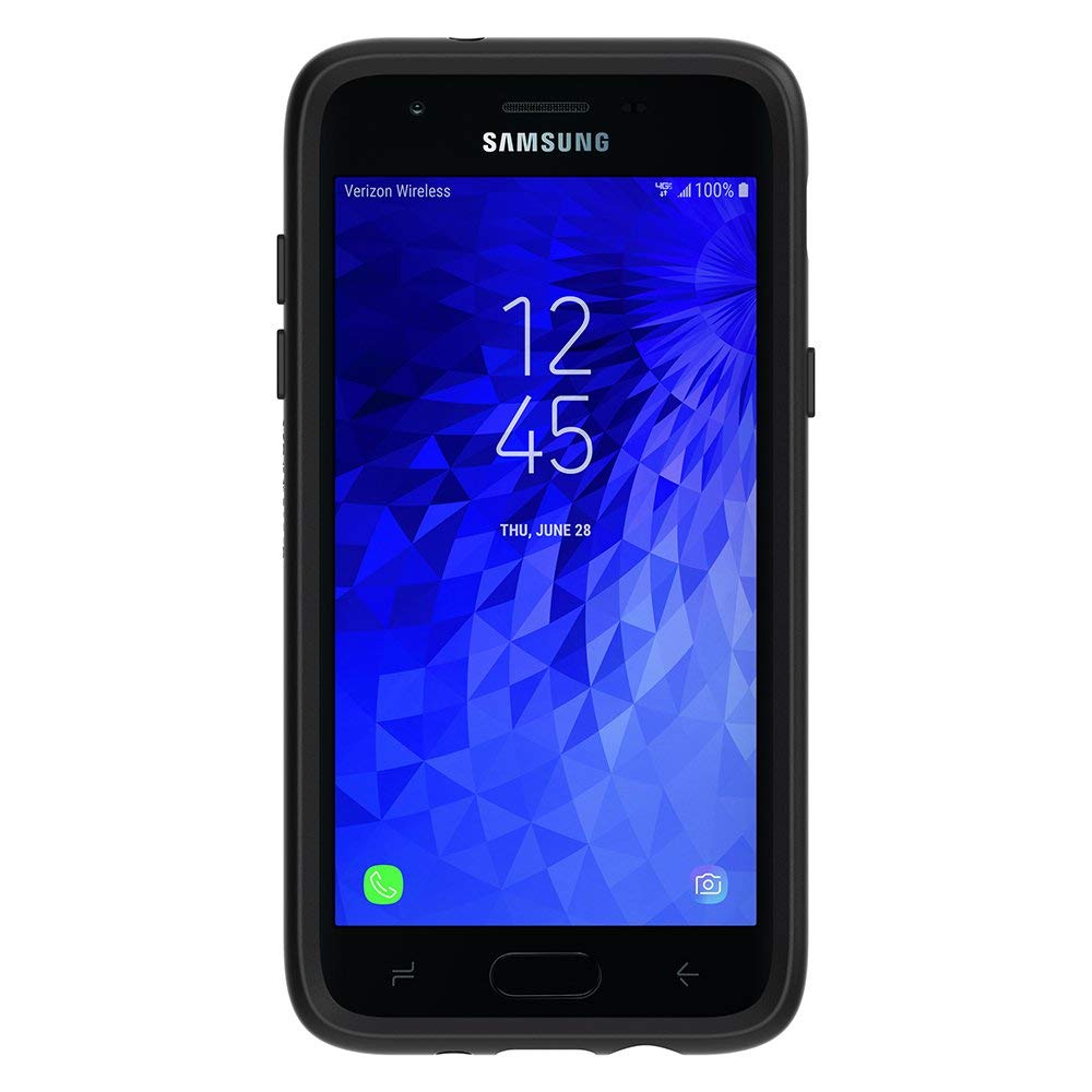 OtterBox SYMMETRY SERIES Case for Galaxy J3 (2018) - Black (Certified Refurbished)