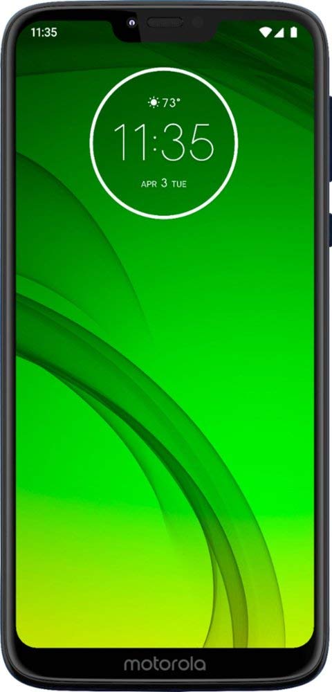 Motorola - Moto G7 Power with 32GB Memory Cell Phone (Unlocked) - Marine Blue (Refurbished)