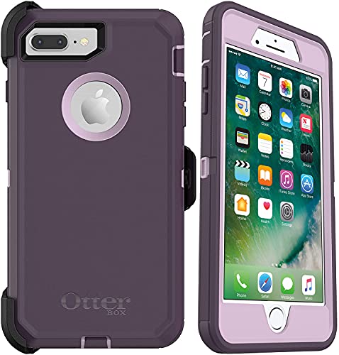 OtterBox DEFENDER SERIES Case & Holster for Apple iPhone 7 Plus/8 Plus - Purple Nebula (Certified Refurbished)