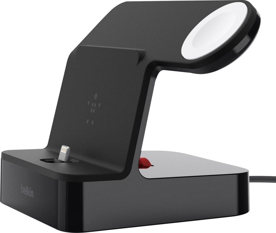 Belkin PowerHouse Charge Dock for Apple Watch + iPhone - Black (New)