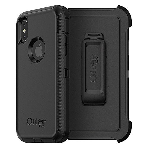 OtterBox DEFENDER SERIES Case & Holster for iPhone X/iPhone XS - Black (New)
