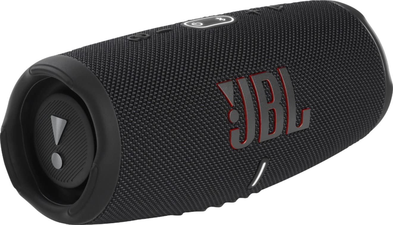JBL CHARGE 5 Portable Wireless Waterproof Speaker with Powerbank - Black (New)