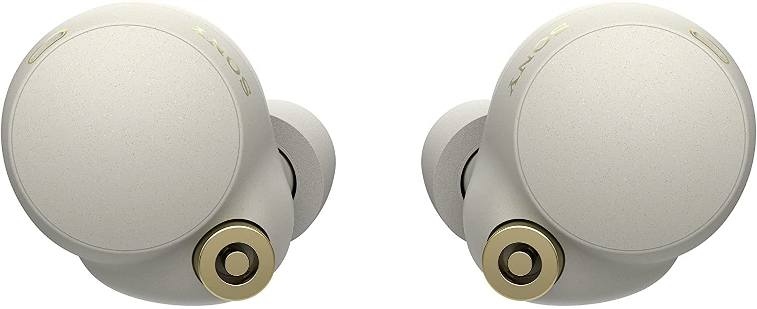 Sony WF-1000XM4 True Wireless Noise Cancelling In-Ear Headphones - Silver (Refurbished)