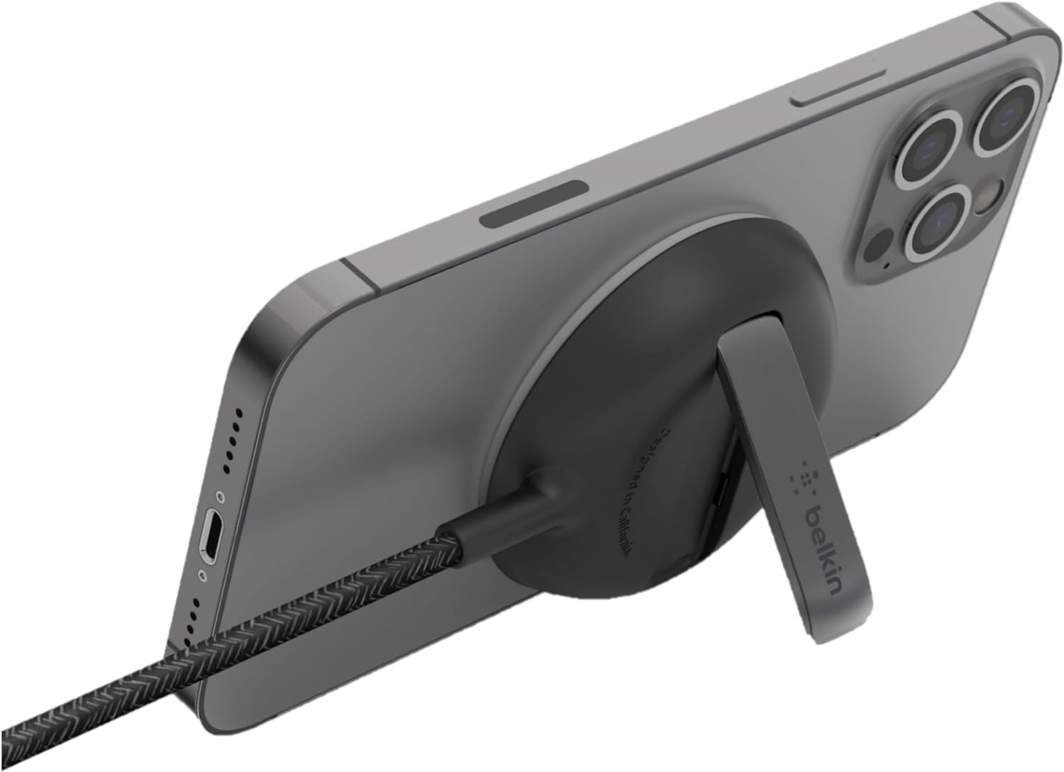 Belkin Boost Charge Pro Portable Wireless Charger Pad for iPhone - Black