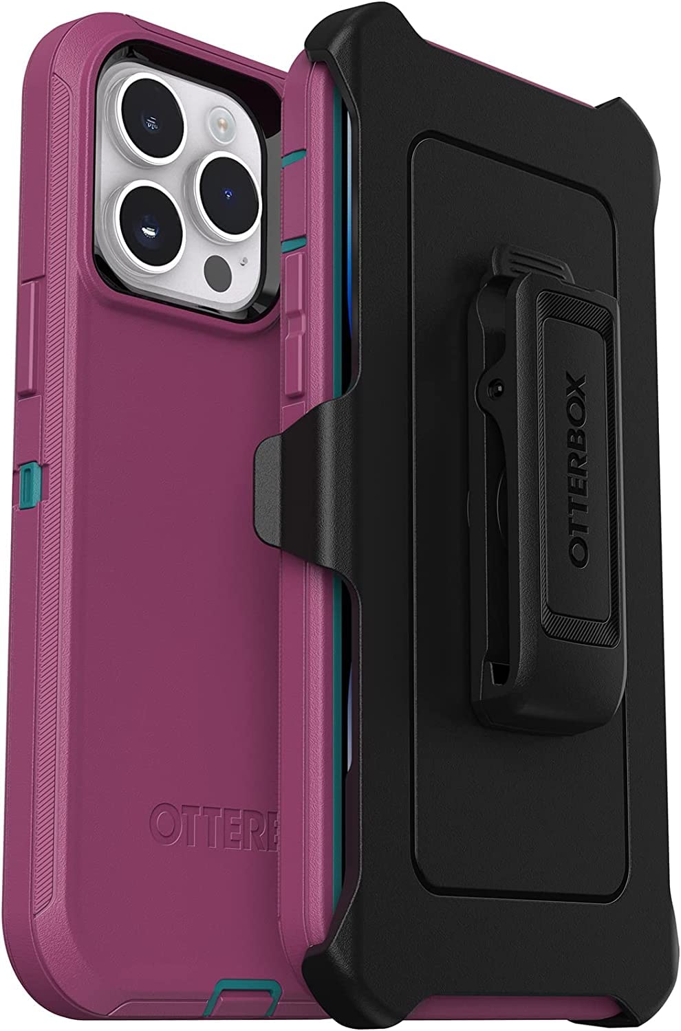 OtterBox DEFENDER SERIES Case & Holster for iPhone 14 Pro Max - Canyon Sun Pink (Certified Refurbished)