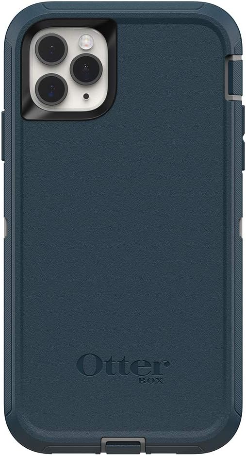 OtterBox DEFENDER SERIES Case & Holster for Apple iPhone 11 Pro Max - Blue (Certified Refurbished)