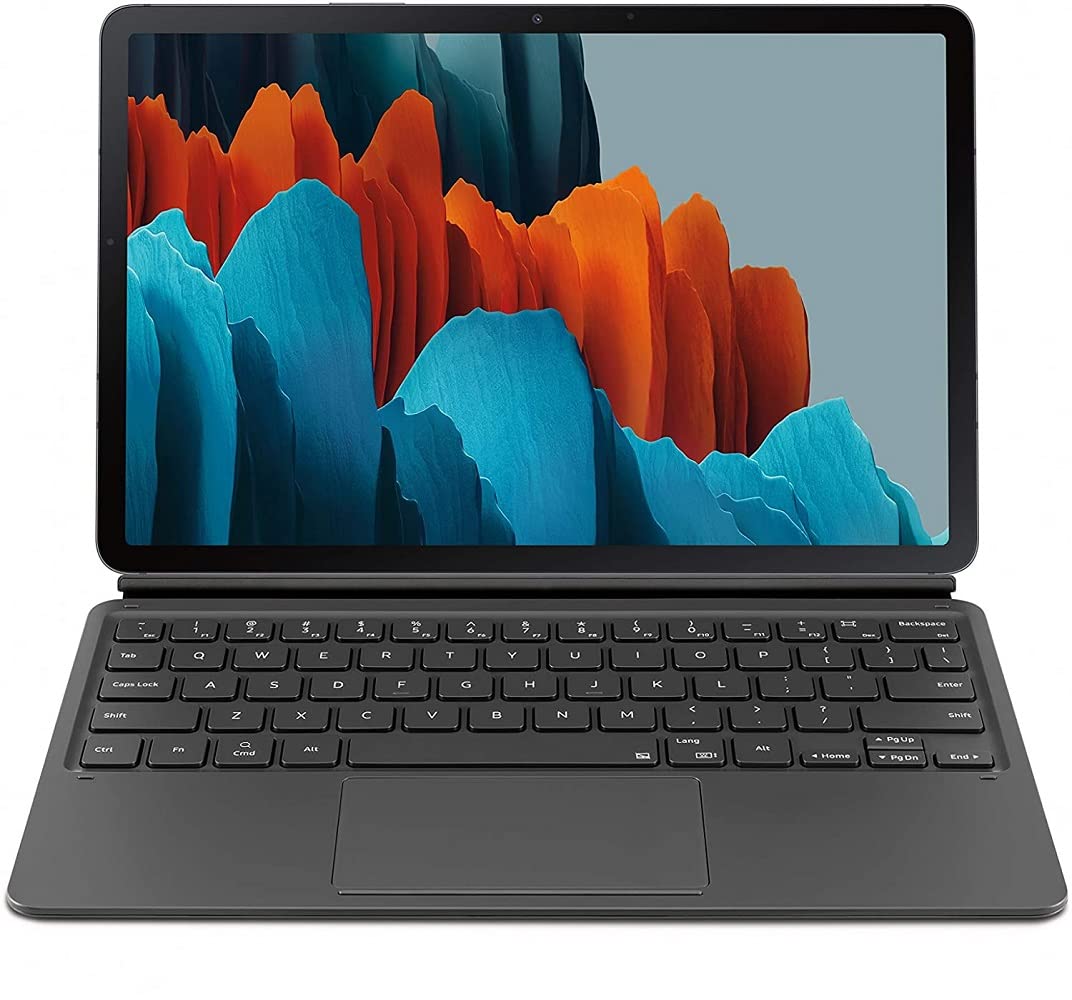 Samsung Galaxy Tab S7 and S7 5G Book Cover Keyboard - Black