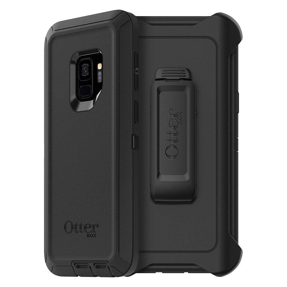 OtterBox DEFENDER SERIES Case & Holster for Samsung Galaxy S9 - Black (New)