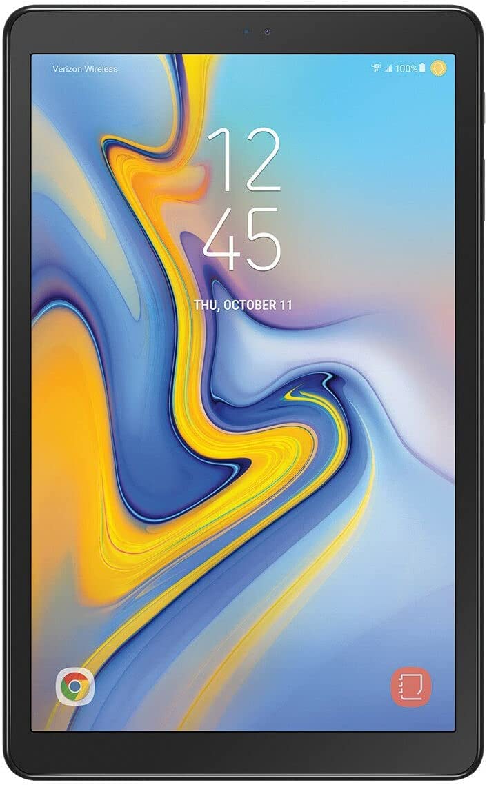 Samsung Galaxy Tab A (2018), 10.5-inch, 32GB, WIFI + Verizon - Black (Pre-Owned)