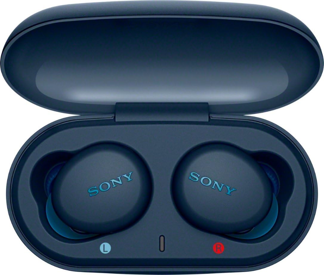 Sony WF-XB700 Wireless Extra Bass Bluetooth Earbud Headphones - Blue (Refurbished)