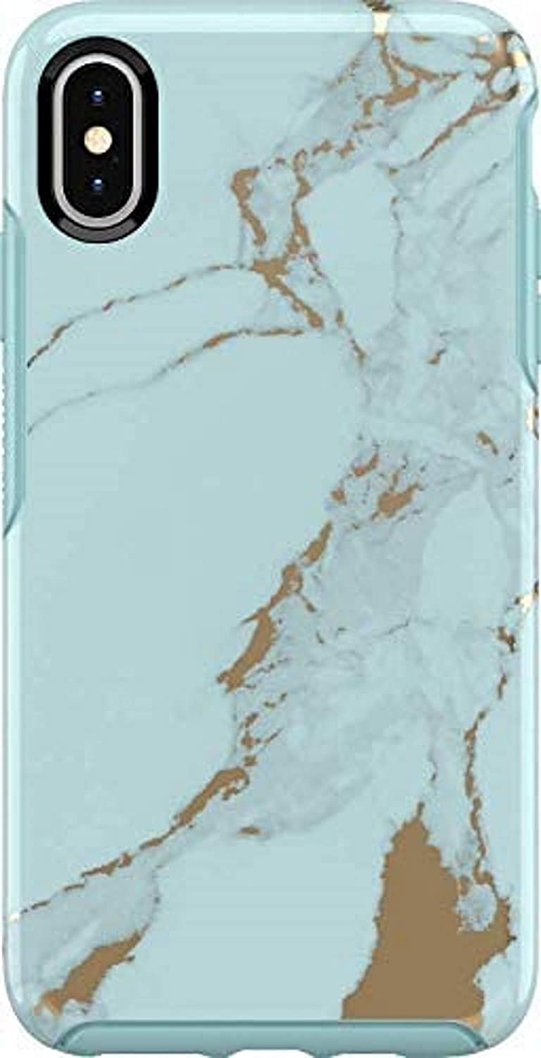 OtterBox SYMMETRY SERIES Case for Apple iPhone XS Max - Teal Marble (Certified Refurbished)