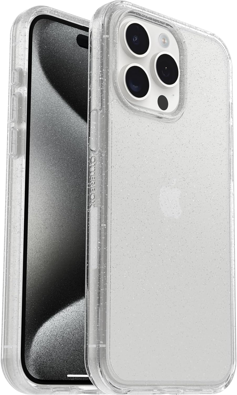 OtterBox SYMMETRY SERIES Case for iPhone 15 Pro Max - Stardust (Clear Glitter) (Certified Refurbished)