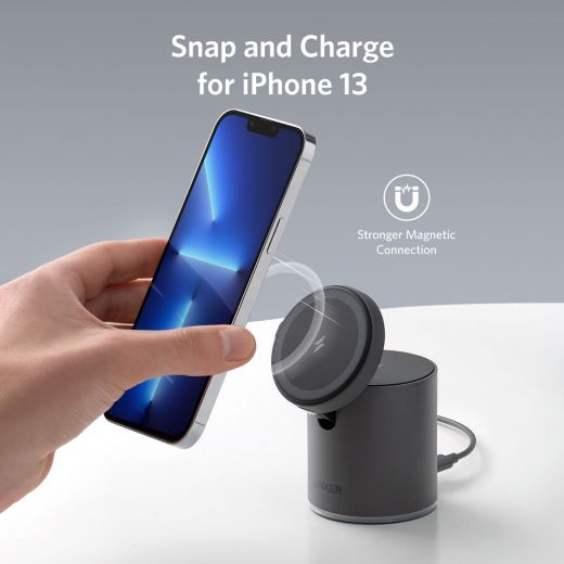 Anker 623 MagGo Magnetic Wireless Charger - Black (New)