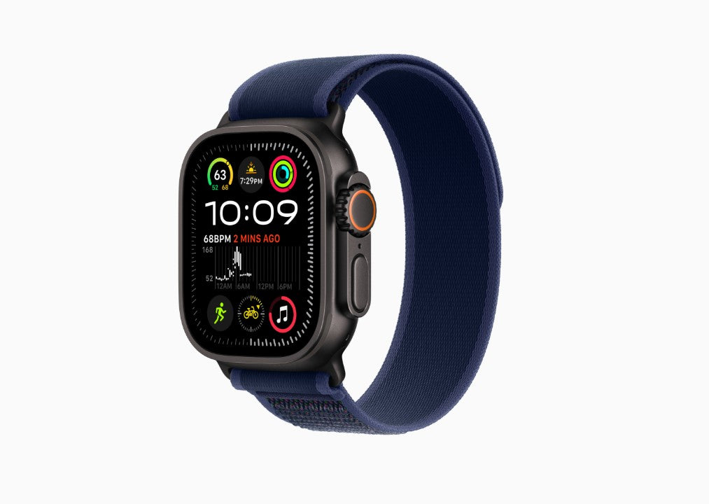 Apple Watch Ultra 2 (GPS + LTE) 49MM Black Titanium Case Blue Trail Loop (Refurbished)