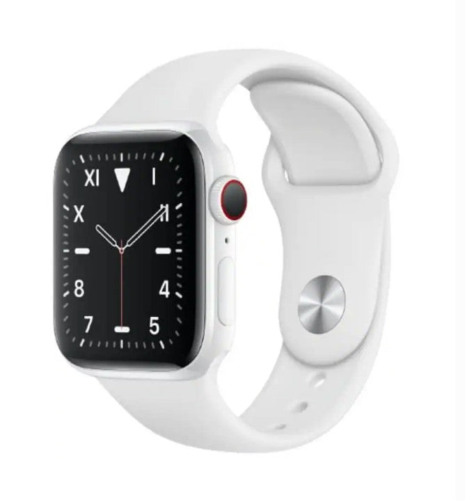 Apple Watch Series 5 (GPS+LTE) 40MM White Ceramic Case White Sport Band (Refurbished)