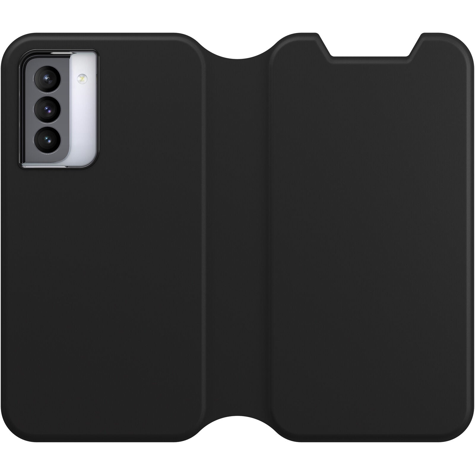 OtterBox STRADA SERIES VIA Folio Case for Galaxy S21+ 5G - Black Night (New)