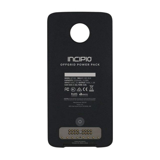 Incipio OFFGRID 2220Mah Power Pack Battery Case - Black (Certified Refurbished)