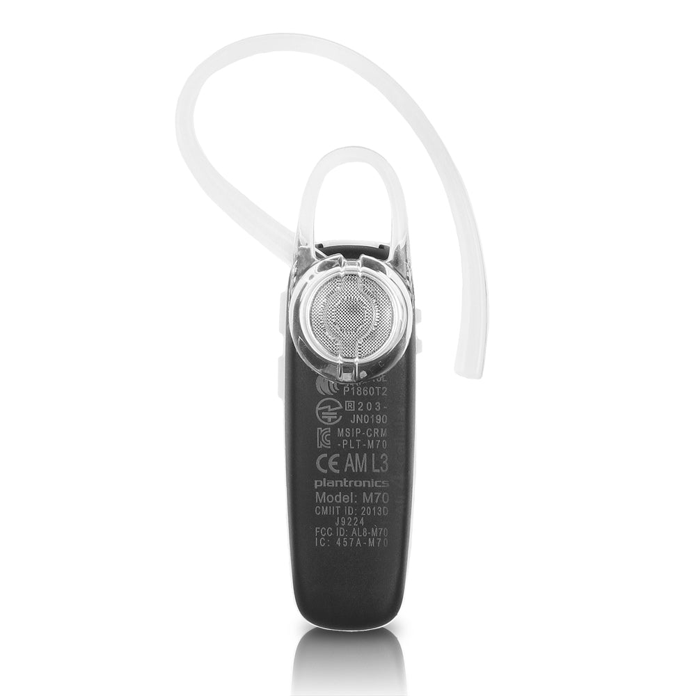 Plantronics M70 Bluetooth Headset - Black (Certified Refurbished)