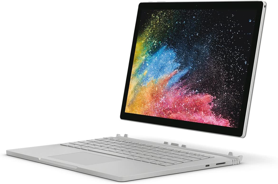 Microsoft Surface Book2, 512GB, 15'', Windows 10 Pro, Intel Core i7, 16GB RAM - Silver (Certified Refurbished)