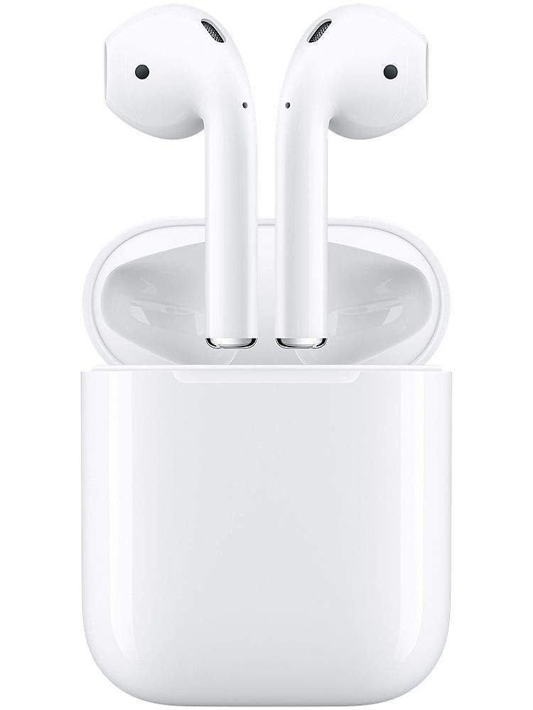 Apple AirPods 1st Generation Bluetooth Wireless Earphones with MFI Cable - White (Certified Refurbished)