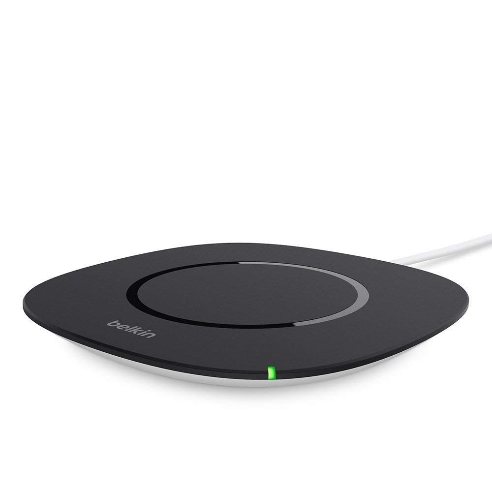 Belkin Wireless Charging Pad + Charger Qi - Black (Certified Refurbished)