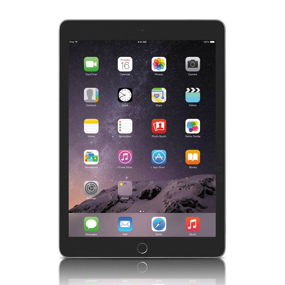 Apple iPad Air (2nd Gen) 128GB (Wifi Only) - Space Gray (Renewed)