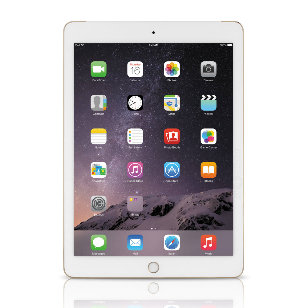Apple iPad Air 2nd Generation, 16GB, WiFi + Unlocked All Carriers - Gold (Renewed)