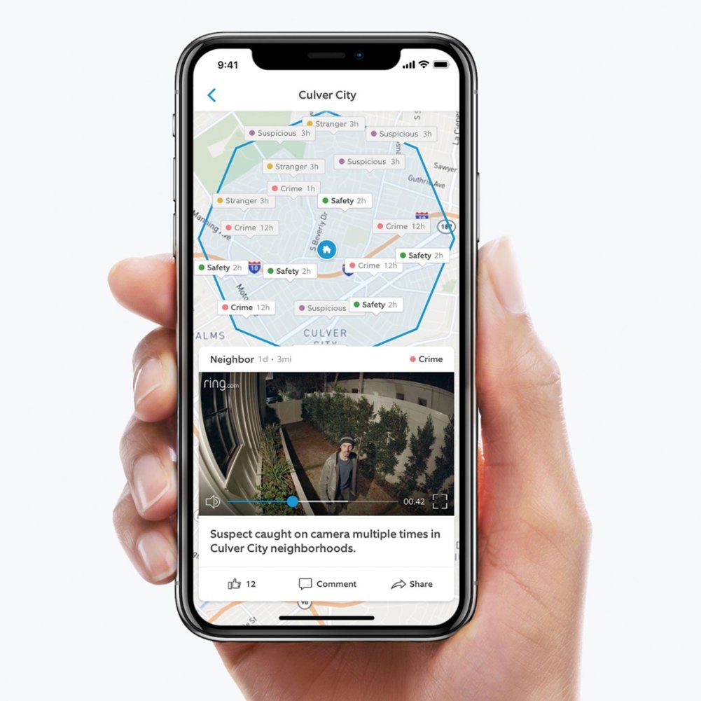 Ring Smart Video Doorbell 2nd Generation, 1080p HD Video - Satin Nickel (Refurbished)