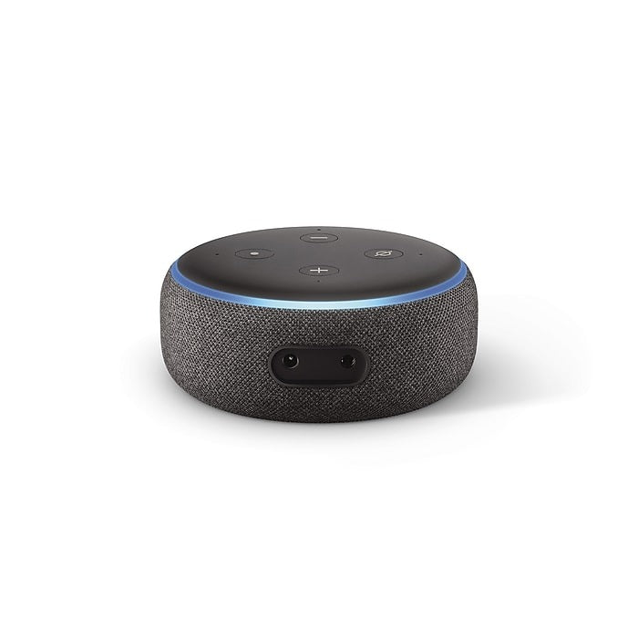 Amazon Echo Dot 3rd Generation w/ Alexa Smart Assistant - Charcoal Black (Certified Refurbished)