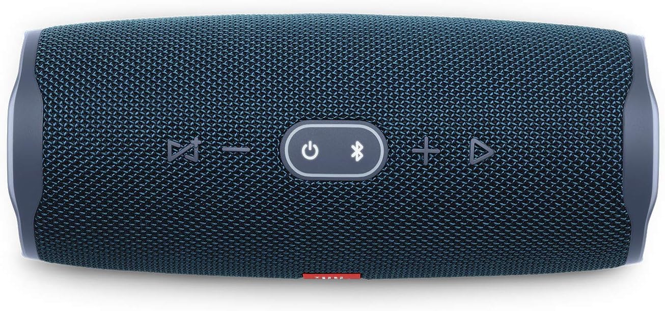 JBL Charge 4 Waterproof Wireless Portable Bluetooth Speaker - Ocean Blue (Renewed)